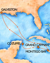7 night Western Carribean Cruise out of Galveston, Texas